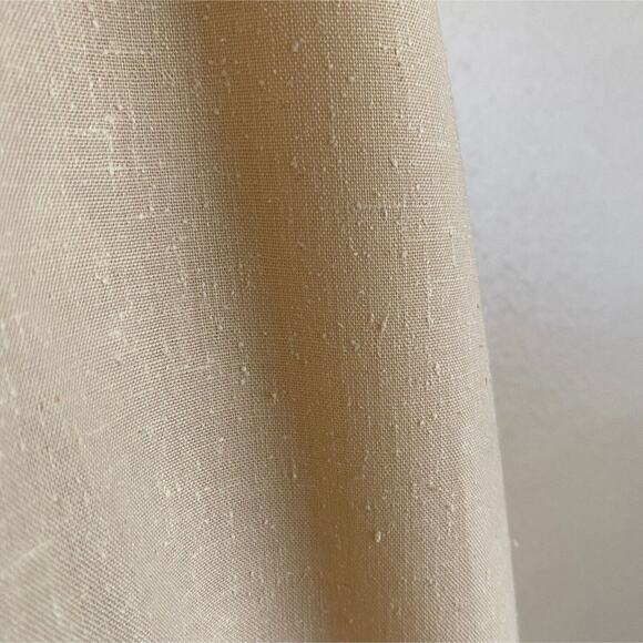 NWT Dead Stock VTG Sutter Place S/V14 Pale Yellow Skirt Fan Pleat Design Texture - Picture 8 of 10